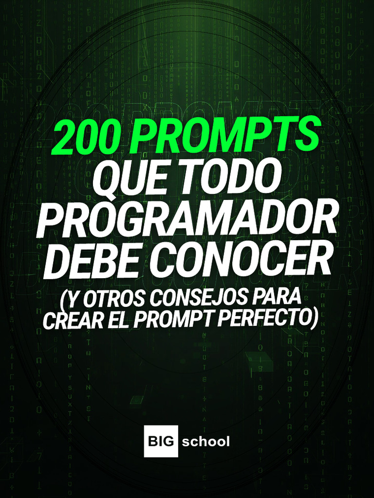 Ebook 200 Prompts Mdev1 | PDF | Lenguaje de programación | Inteligencia ...