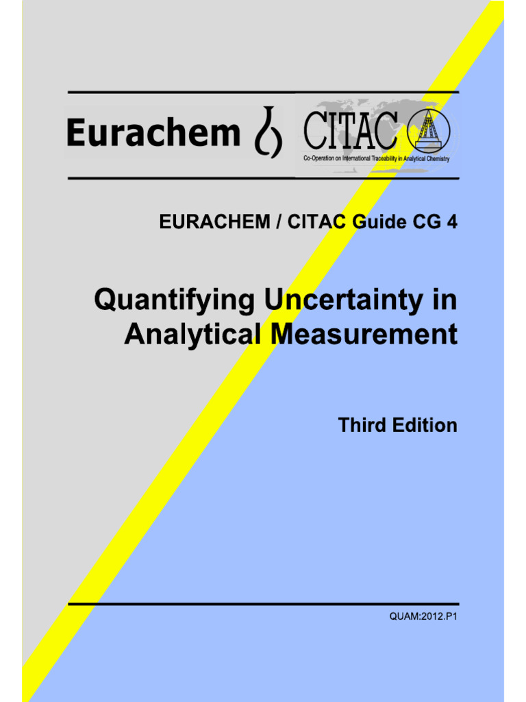 EURACHEM CITAC Guide CG4 Quantifying Uncertainty in Analytical ...