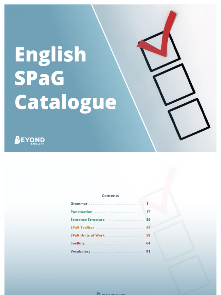 T e 1653917473 Beyond Spag Resources Catalogue Ver 1 2 | PDF | English ...