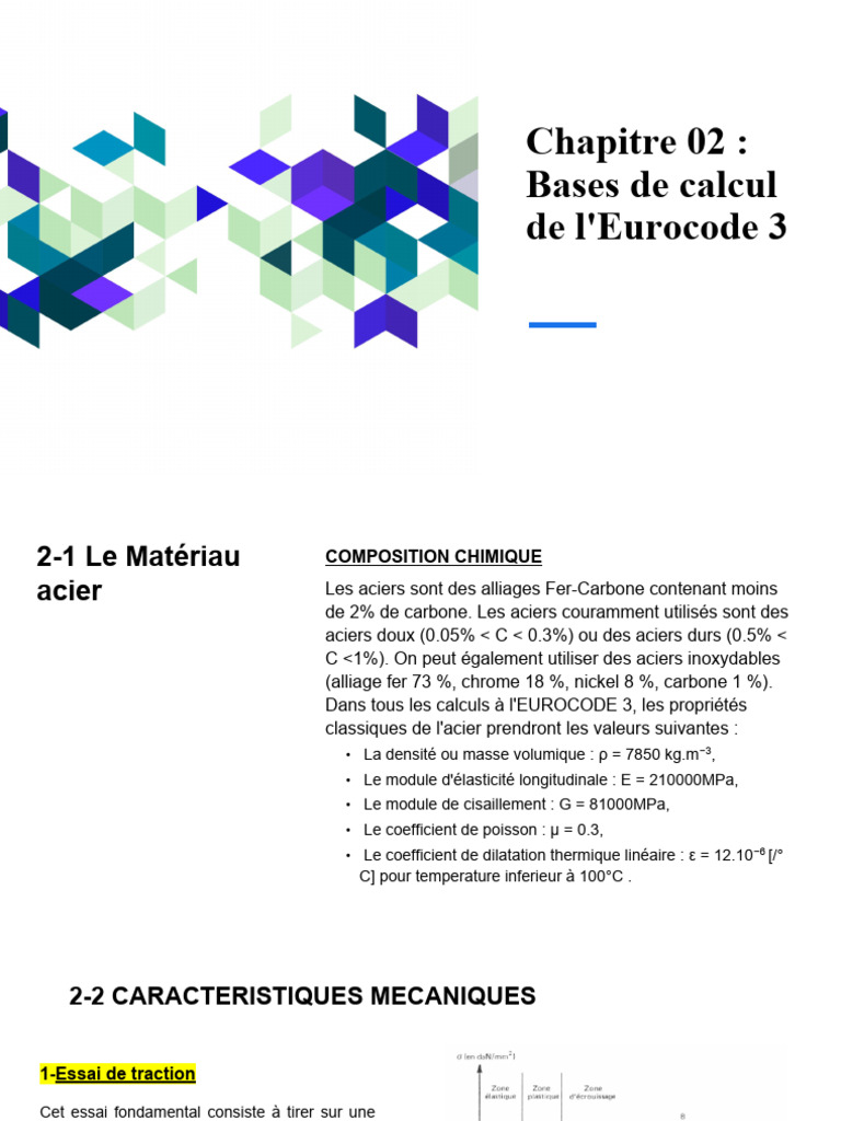 Bases de calcul de l'Eurocode 3 en acier | PDF | Acier | Métaux