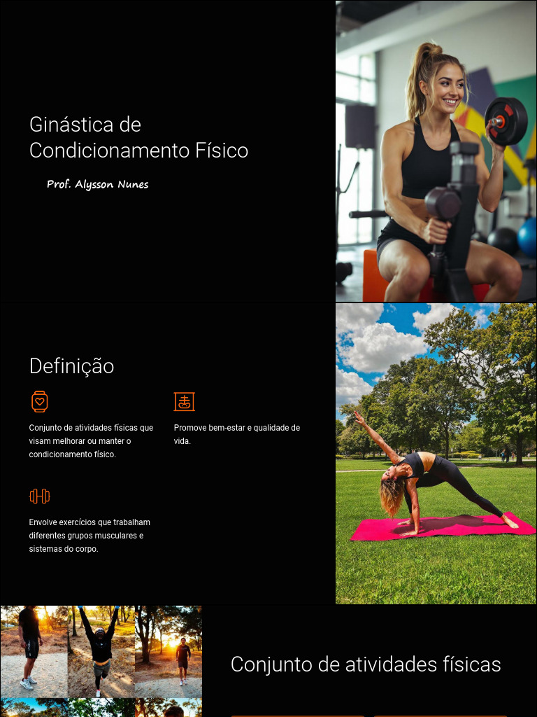 Ginástica de Condicionamento Físico: Benefícios e Práticas | PDF ...