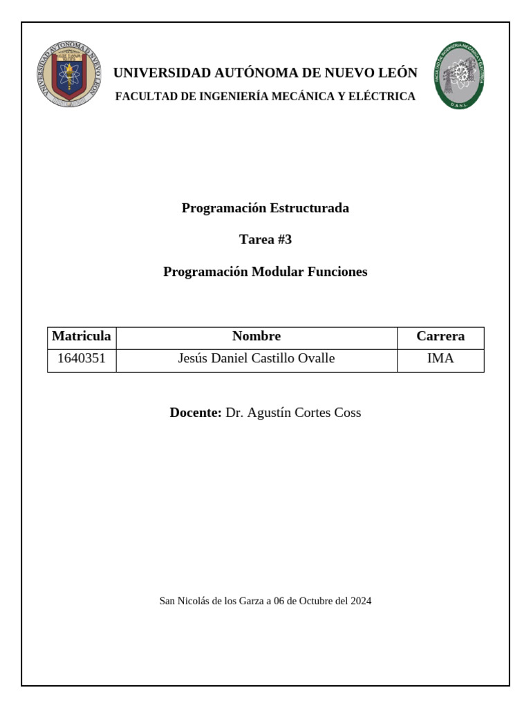 Programación Modular y Variables en C++ | PDF | Programación de ...