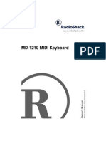 MD-1210 Keyboard Owners Manual