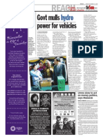 Thesun 2008-12-19 Page02 Govt Mulls Hydro Power For Vehicles
