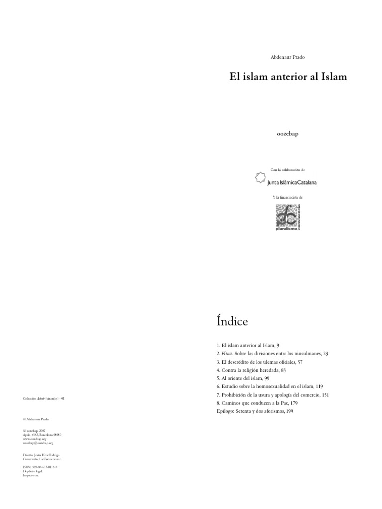 El Islam antes del Islam: Reflexiones Críticas | PDF | Hadith | El sufismo