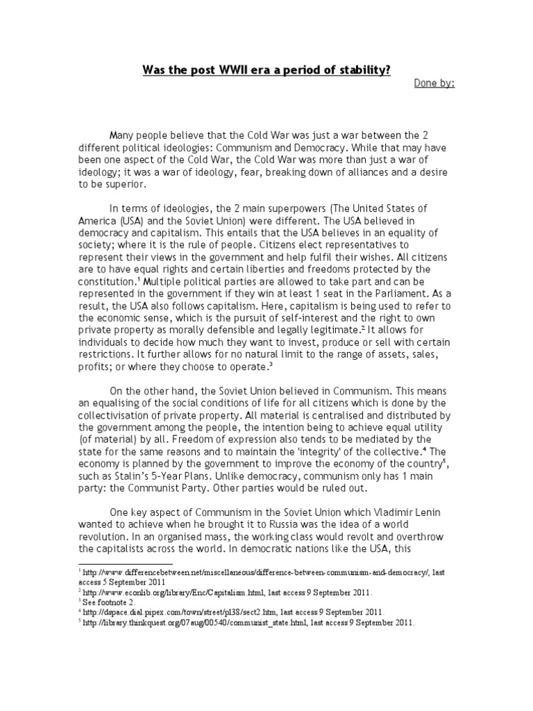 Communism argumentative essay picture