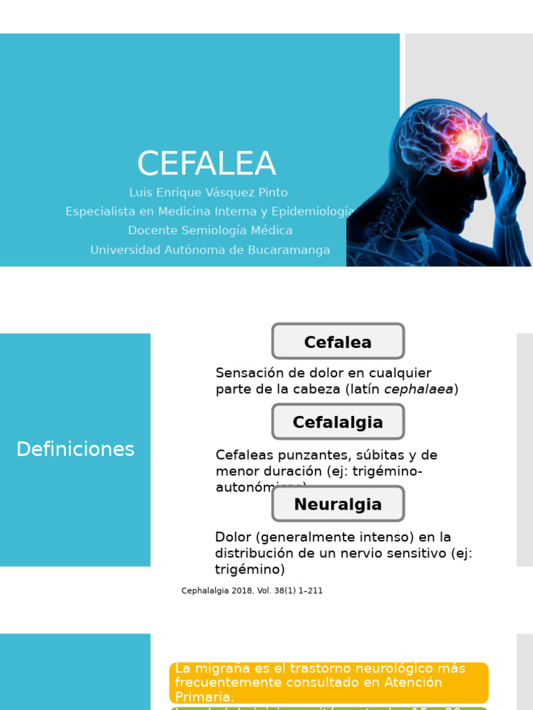 Guía Completa sobre Cefaleas y Migrañas | PDF | Dolor de cabeza | Migraña