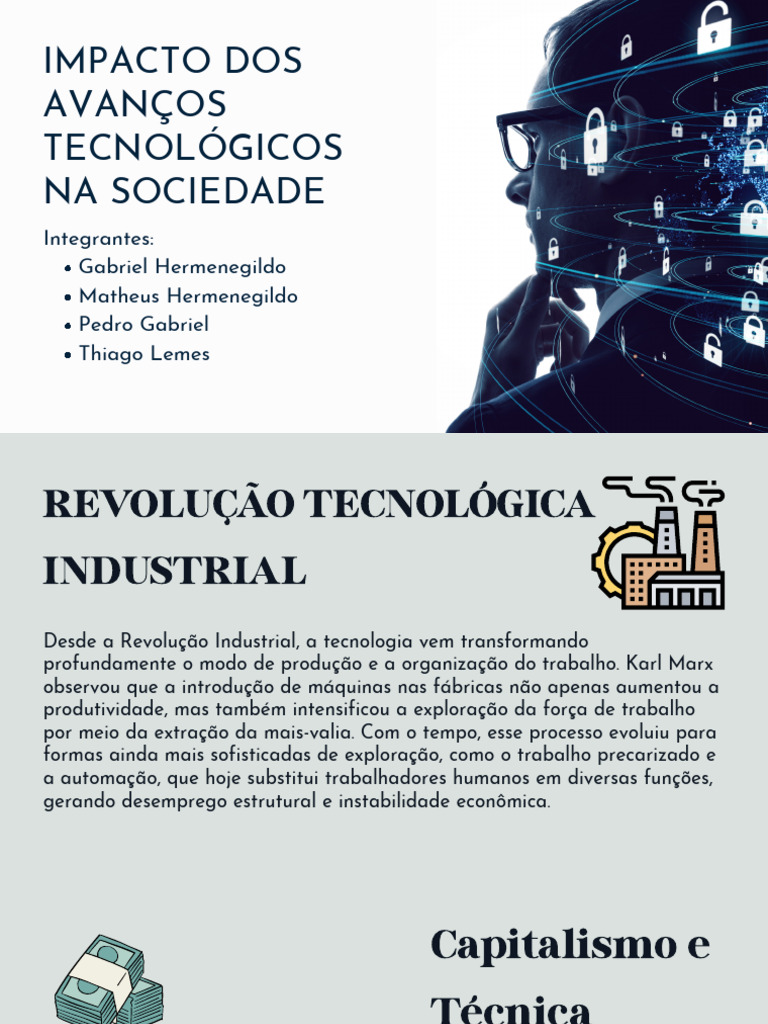 Impactos Dos Avanços Tecnológicos Na Sociedade | PDF | Economia ...