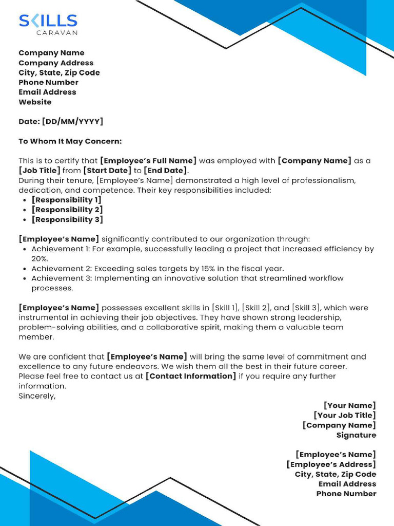 Experience Letter | PDF