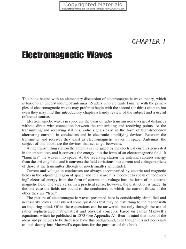 Understanding Electromagnetic Waves | PDF | Hertz | Polarization (Waves)