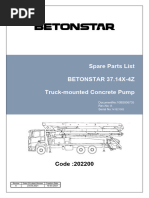 Spare Parts for Betonstar H37.14-4 Z | PDF | Pump | Mechanical