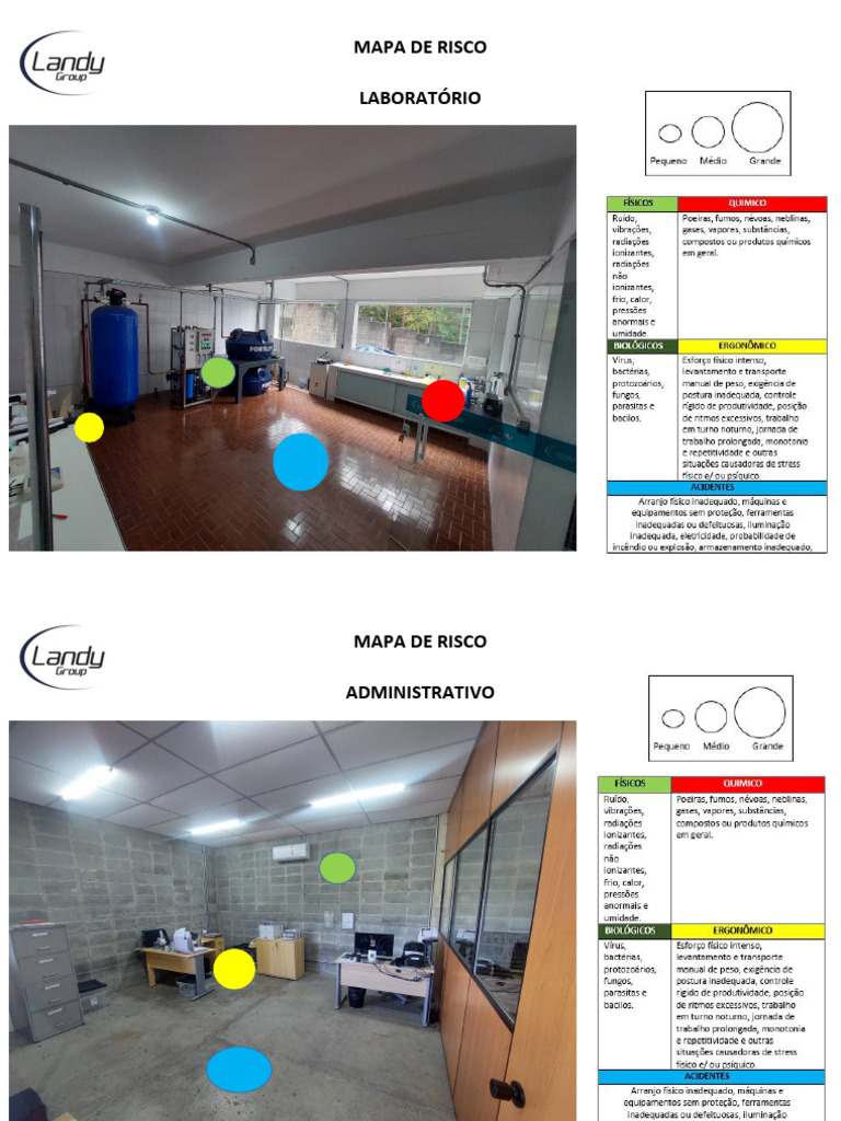 Mapa de Risco em Ambientes de Trabalho | PDF