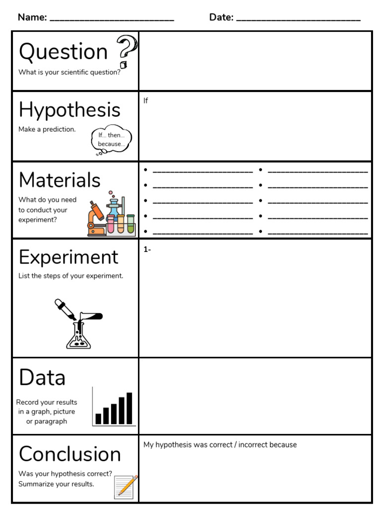 Experiment Sheet Template | PDF