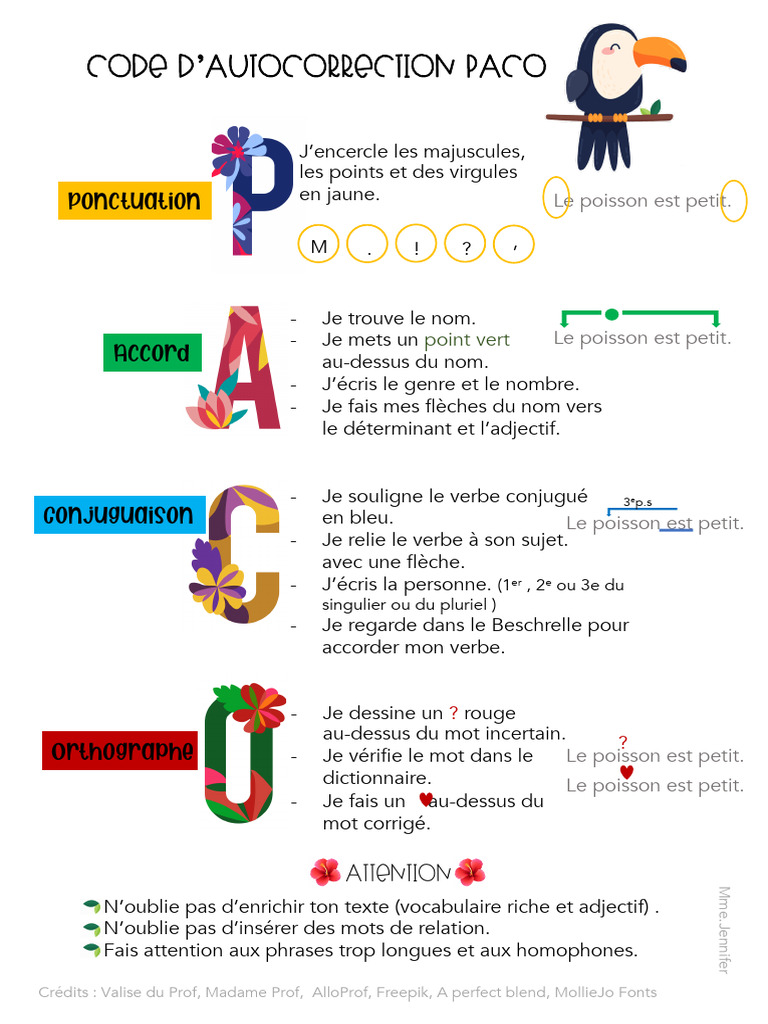 Code d'autocorrection PACO | PDF