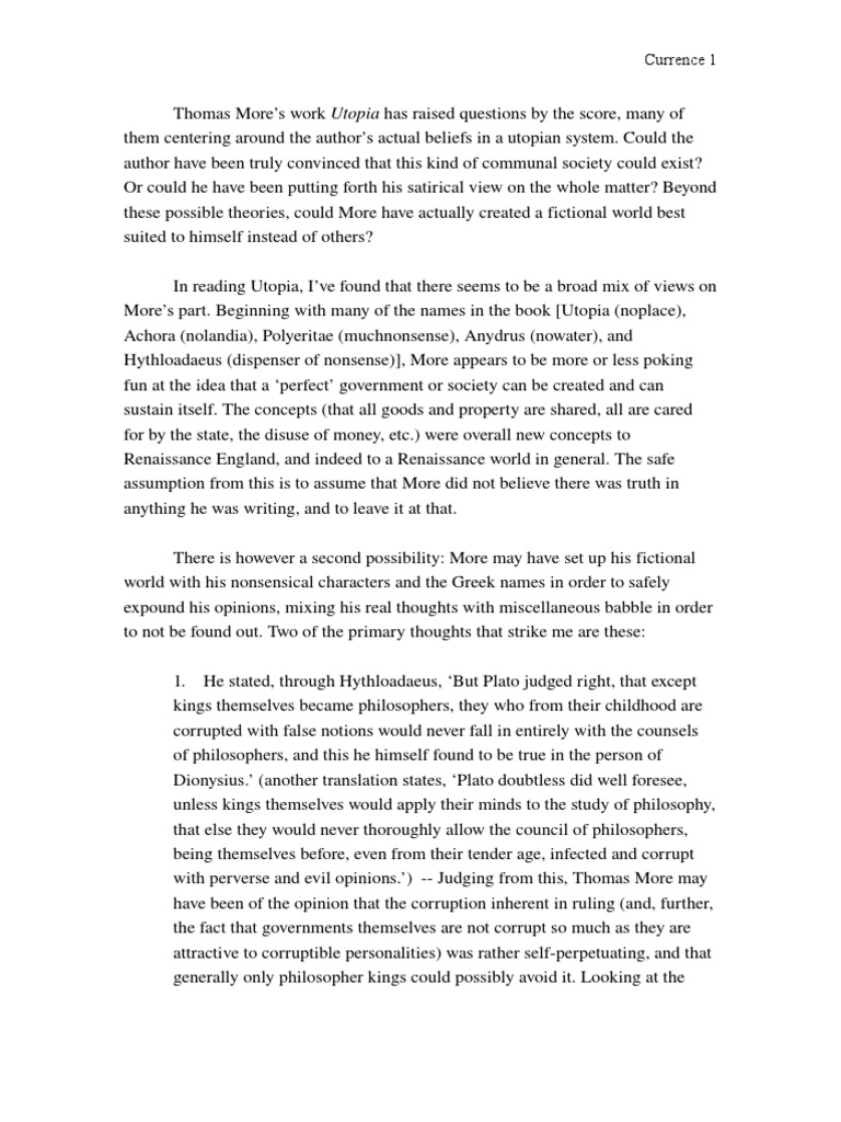 More PDF Utopia (Book) Utopia