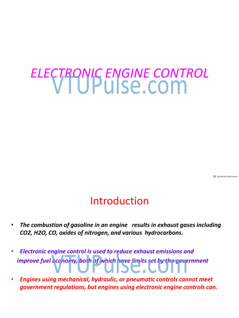Automotive Mod 1 | PDF