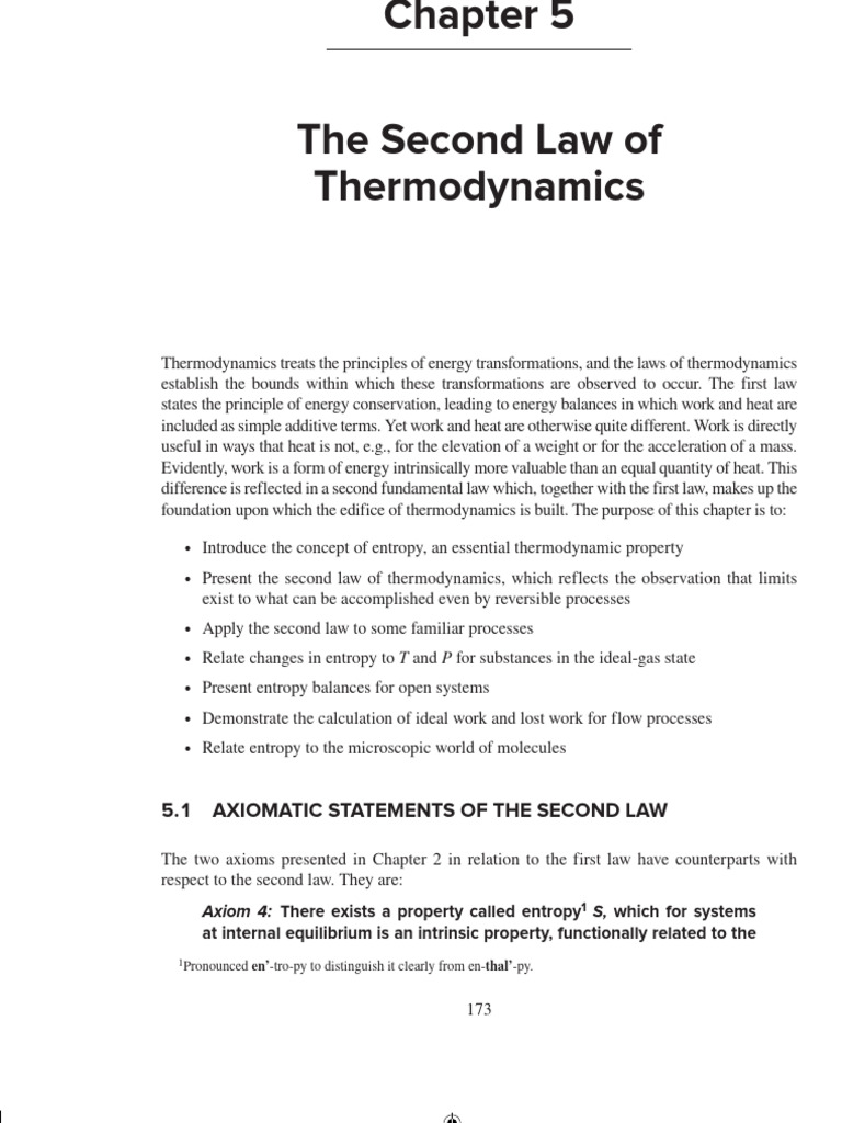 Understanding the Second Law of Thermodynamics | PDF | Second Law Of ...