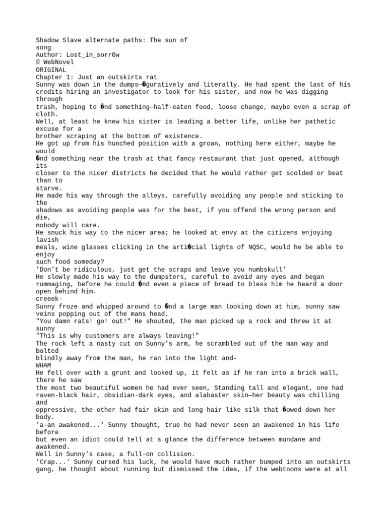 Shadow Slave Alternate Paths FULL v2 | PDF