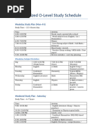 2026 O Level Exam Timetable | PDF