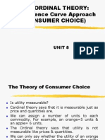 The Ordinal Theory: Indifference Curve Approach (CONSUMER CHOICE