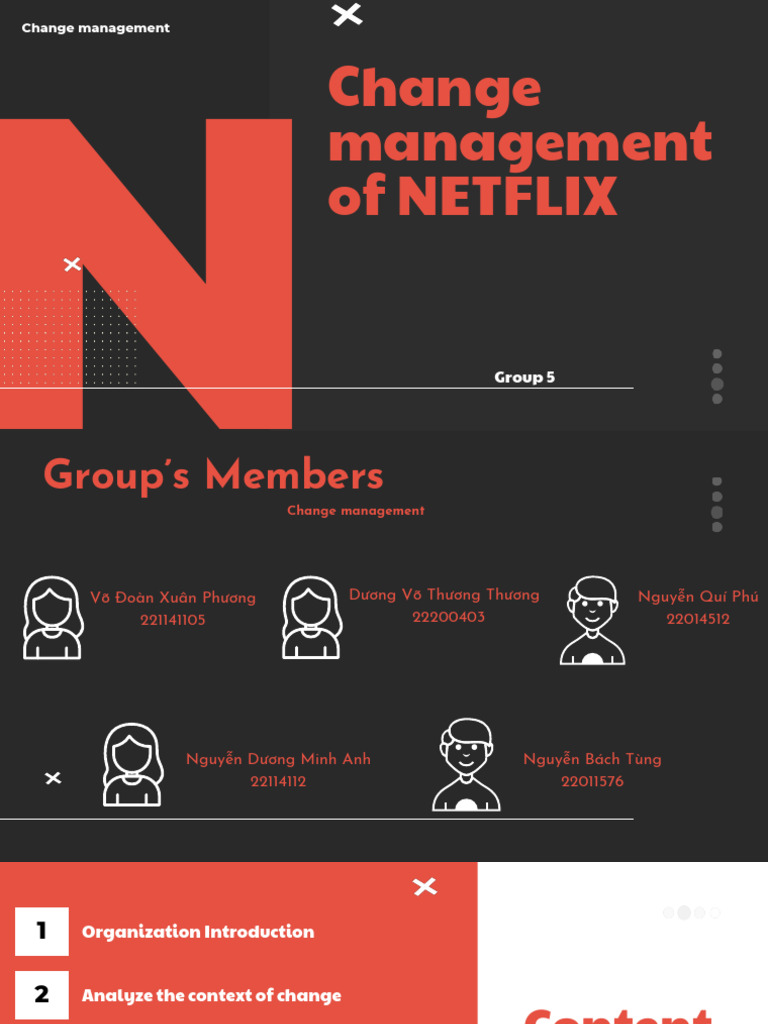 Netflix Change Management Analysis | PDF | Netflix | Video On Demand