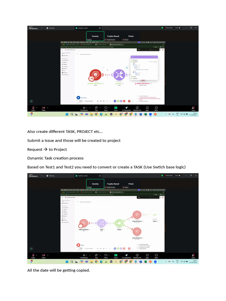 Dynamic Task Creation Process Guide | PDF