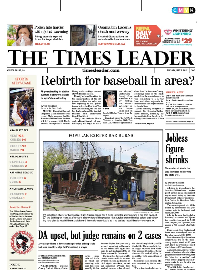 Times Leader 05-01-2012 PDF Wilkes Barre Scranton