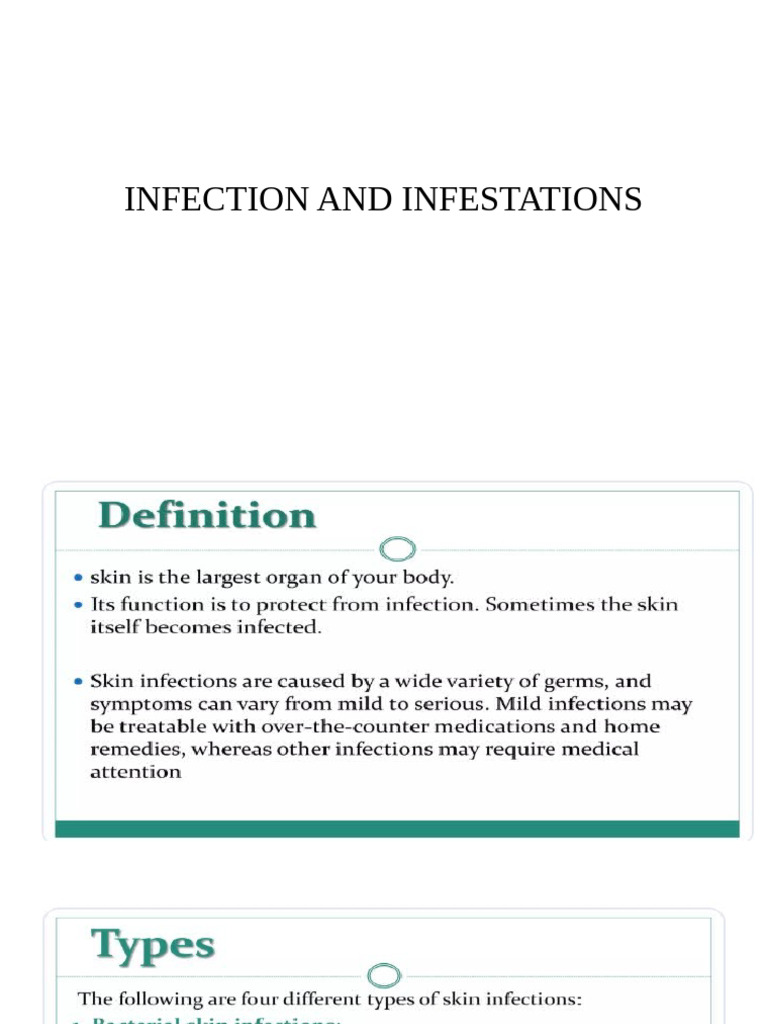 Infection and Infestations | PDF