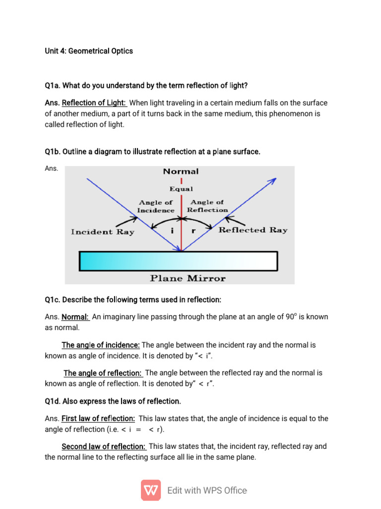 Light Passage Through Glass Slab | PDF | Reflection (Physics) | Light