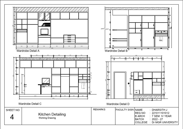 Storage Cabinet Working Drawings | PDF