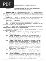 Customs Fines for Misdeclaration Errors | PDF | Fee | Taxes
