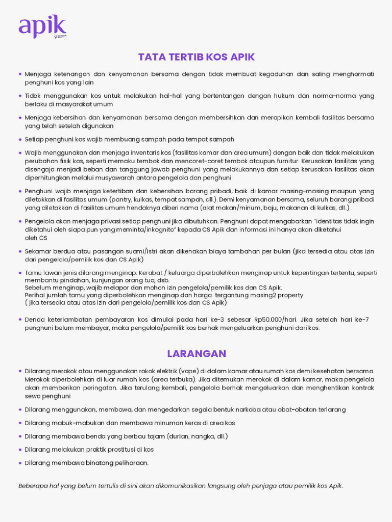 Tata Tertib Apik New - Page-0001 | PDF