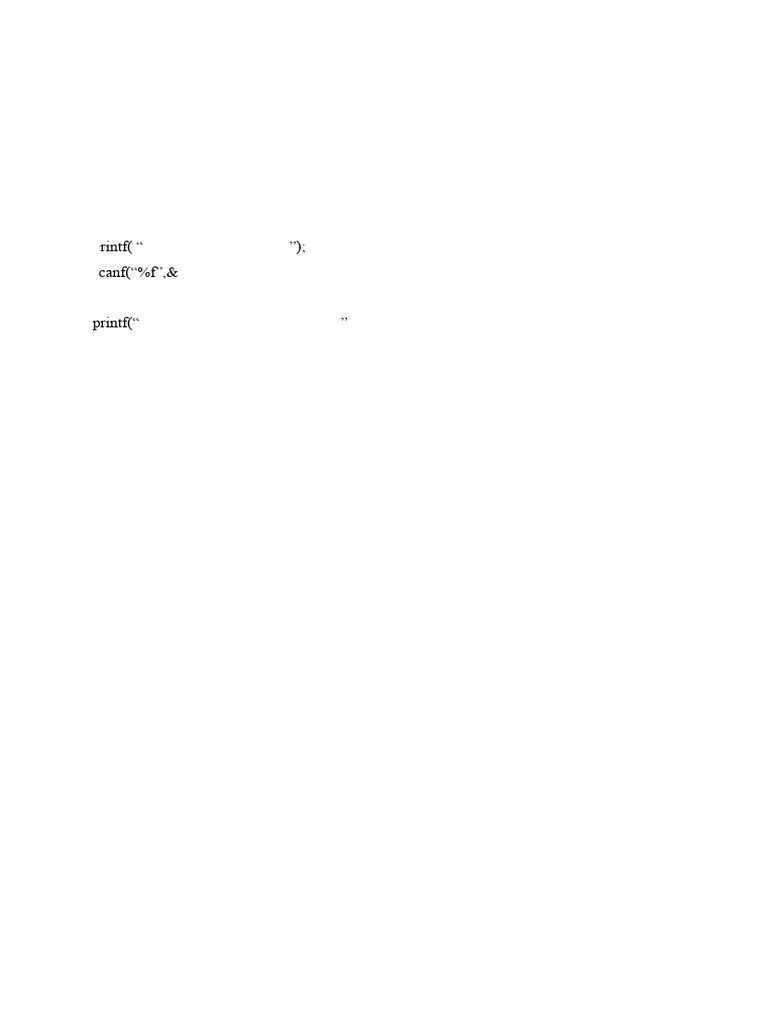 C Programming Examples and Outputs | PDF | Fahrenheit | Celsius