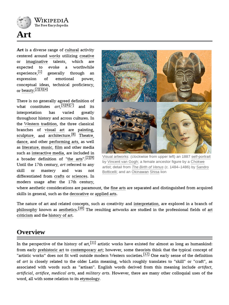 Understanding Visual Art and Its History | PDF | Art Museum | The Arts