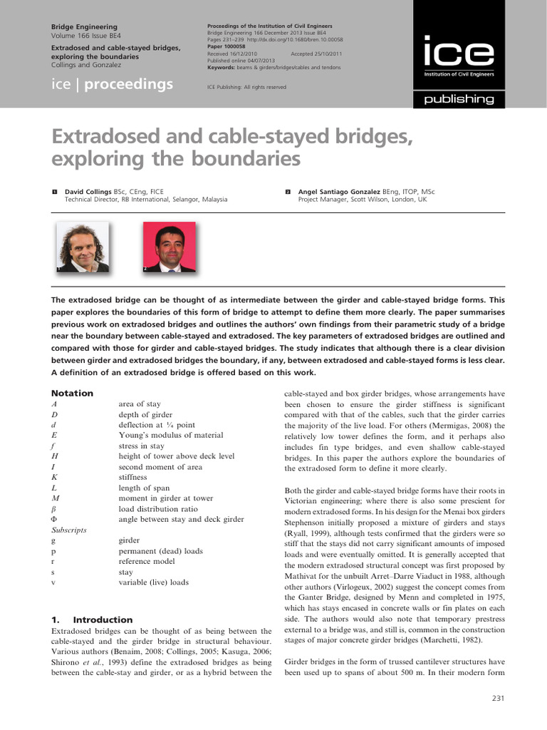 Extradosed vs. Cable-Stayed Bridges | PDF | Civil Engineering ...