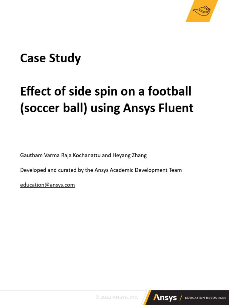 Side Spin Effects on Football Dynamics | PDF | Fluid Dynamics | Fluid ...