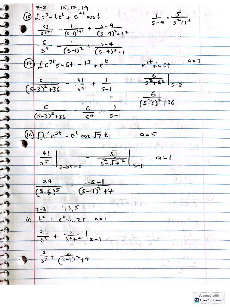 Maths HW 10 | PDF