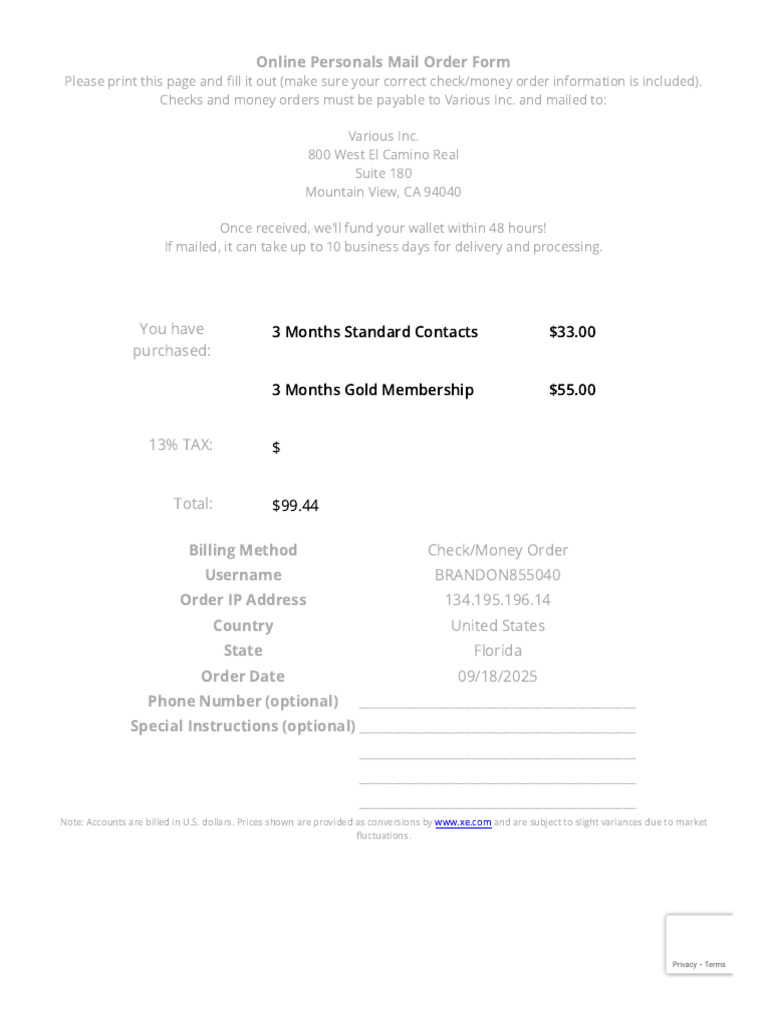 Adult Friend Finder | PDF | Economies | Payments