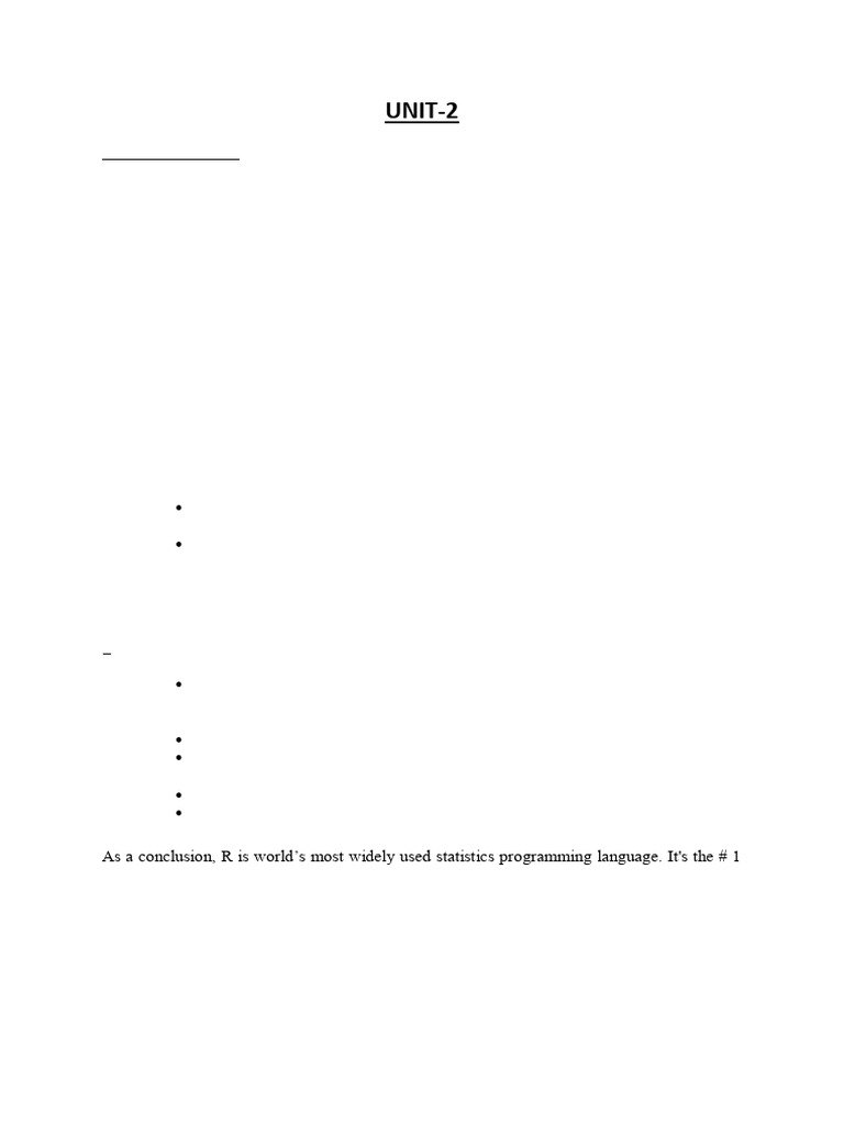 Introduction to R Programming Basics | PDF | Data Type | Computer ...