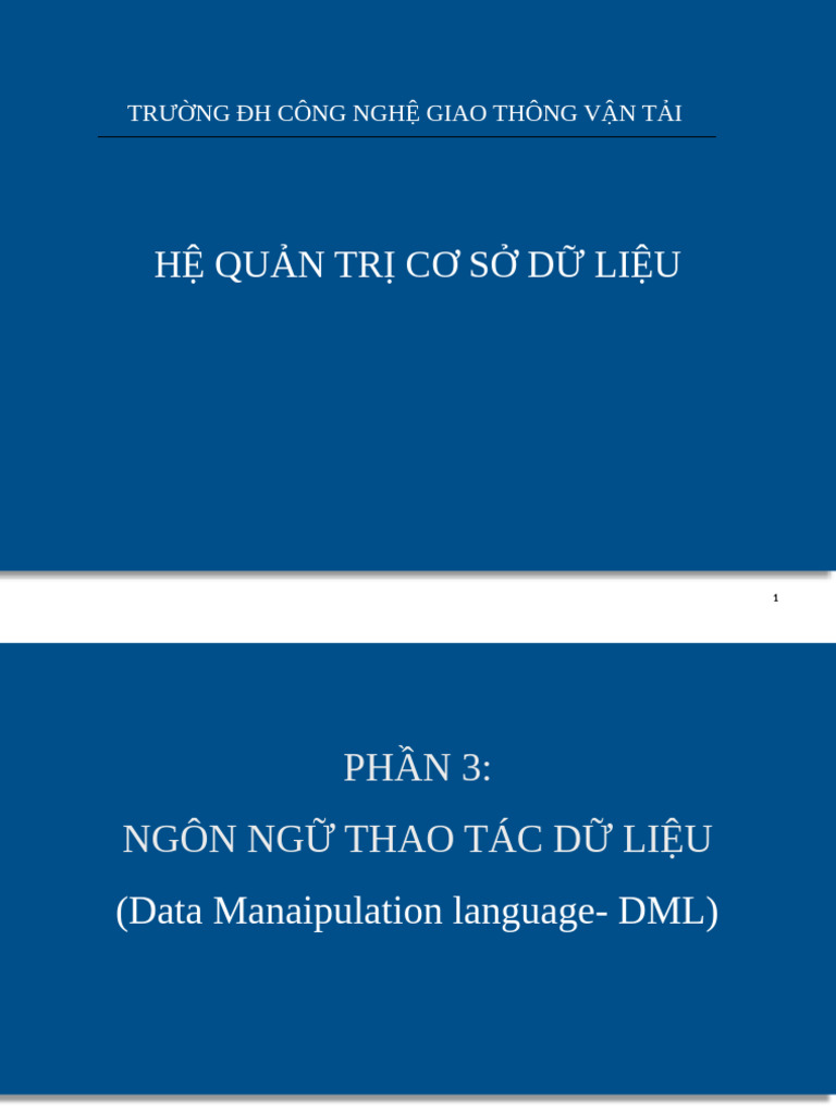 B3 DML SQL | PDF