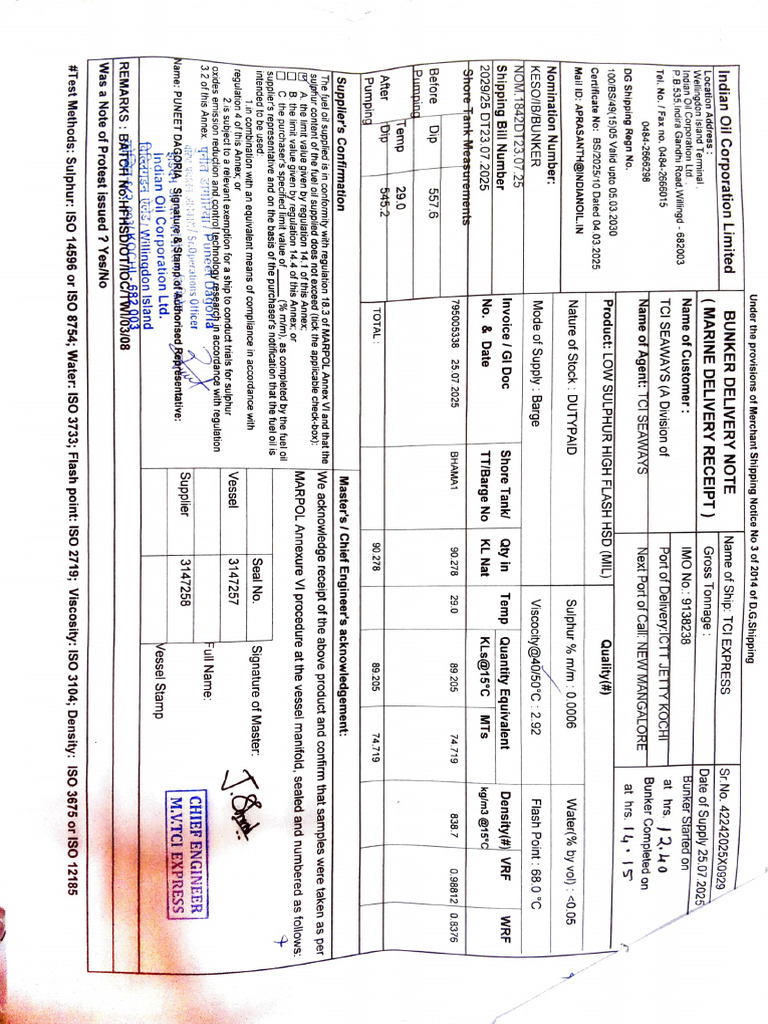 BDN Copy Tci Express 011 - 28082025150808 | PDF | Shipping | Water ...
