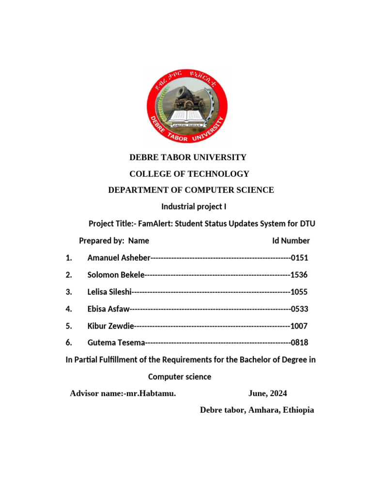 Fam Alert Final Project Proposal Section 1 Group 5 2017 #2 | PDF ...