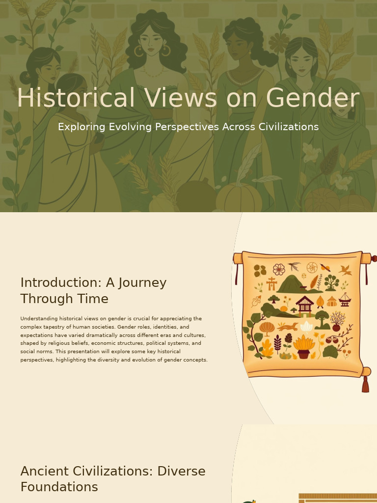 Historical Perspectives on Gender Roles | PDF | Gender Studies | Feminism