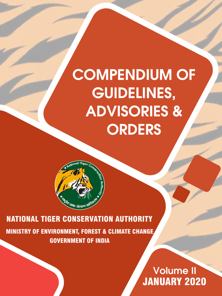 Compendium Guidelines 2020 | PDF | Tiger | Protected Area