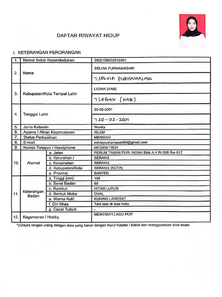 DRH Lengkap | PDF