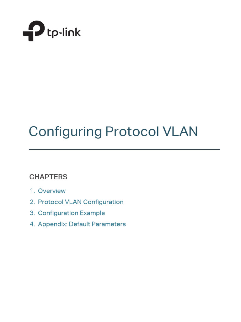 Protocol VLAN Configuration Guide | PDF | I Pv6 | Communications Protocols