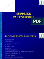 Supplier Partnership