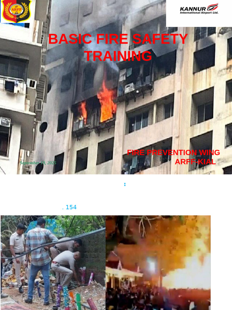 Basic Fire Safety Training Overview | PDF | Fires | Combustion