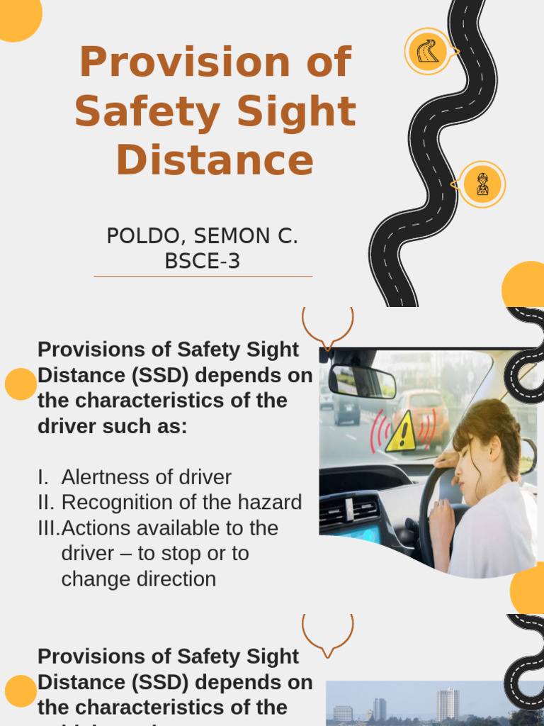 Understanding Safety Sight Distance (SSD) | PDF