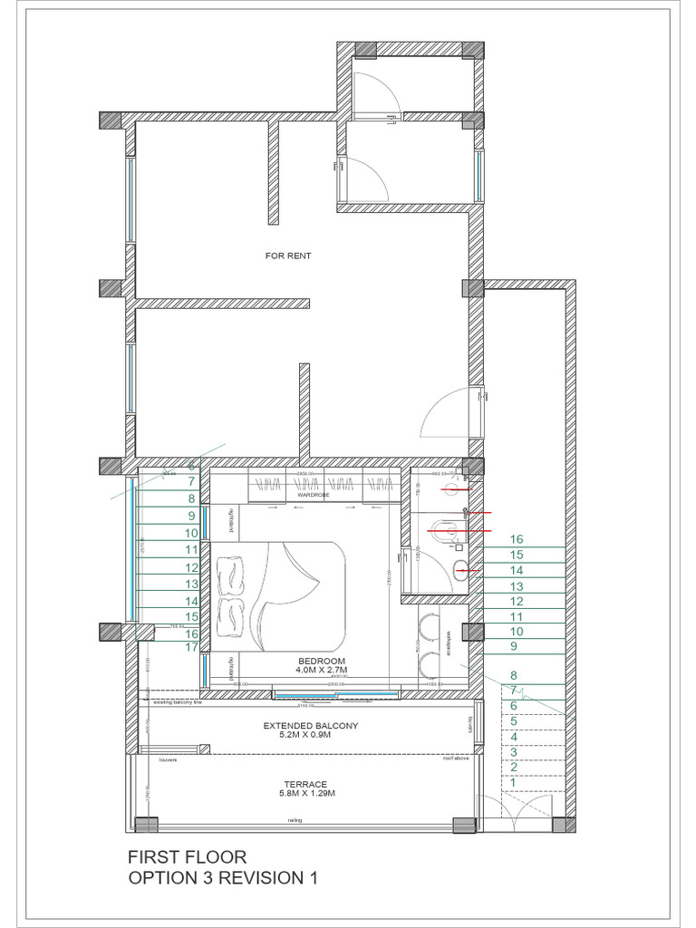 Working Drawing First Floor | PDF